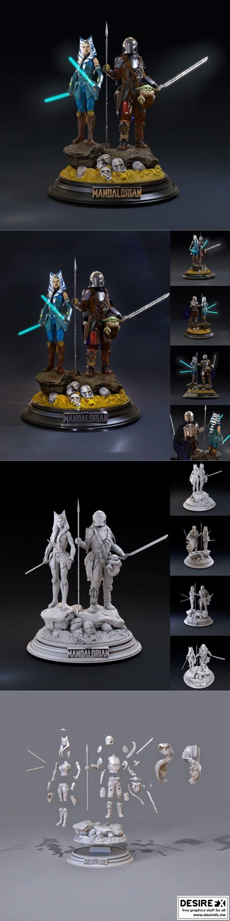 《曼达洛人3 3D打印模型》|The Mandalorian 3