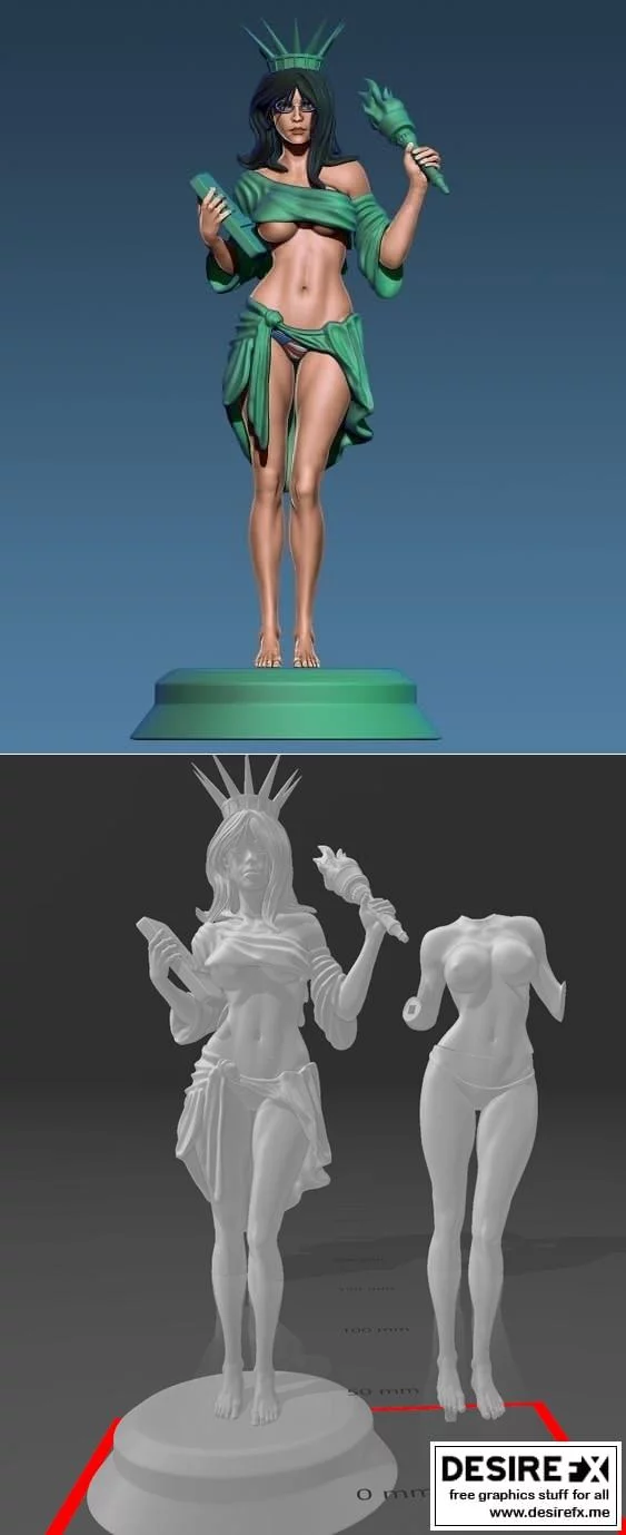 自由之境：赛博朋克2077-凯恩·雷德-3D打印模型|Liberty