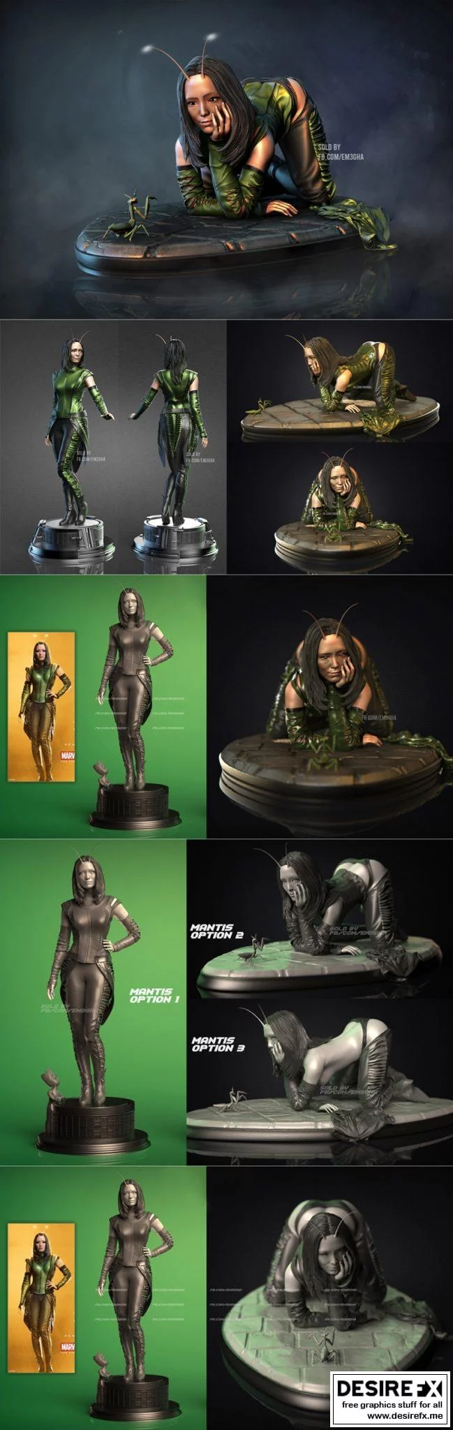 星爵：银河护卫队3D打印模型|Mantis Guardians of the Galaxy