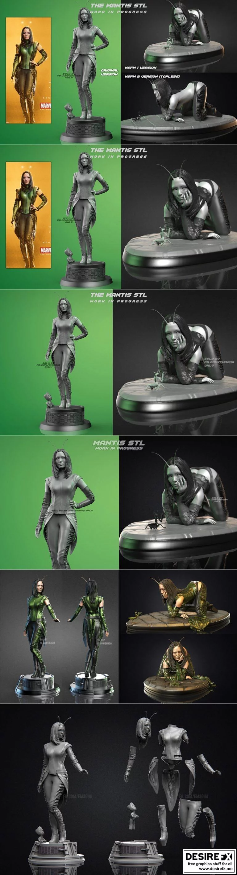 星爵：银河护卫队3D打印模型|Mantis Guardians of the Galaxy