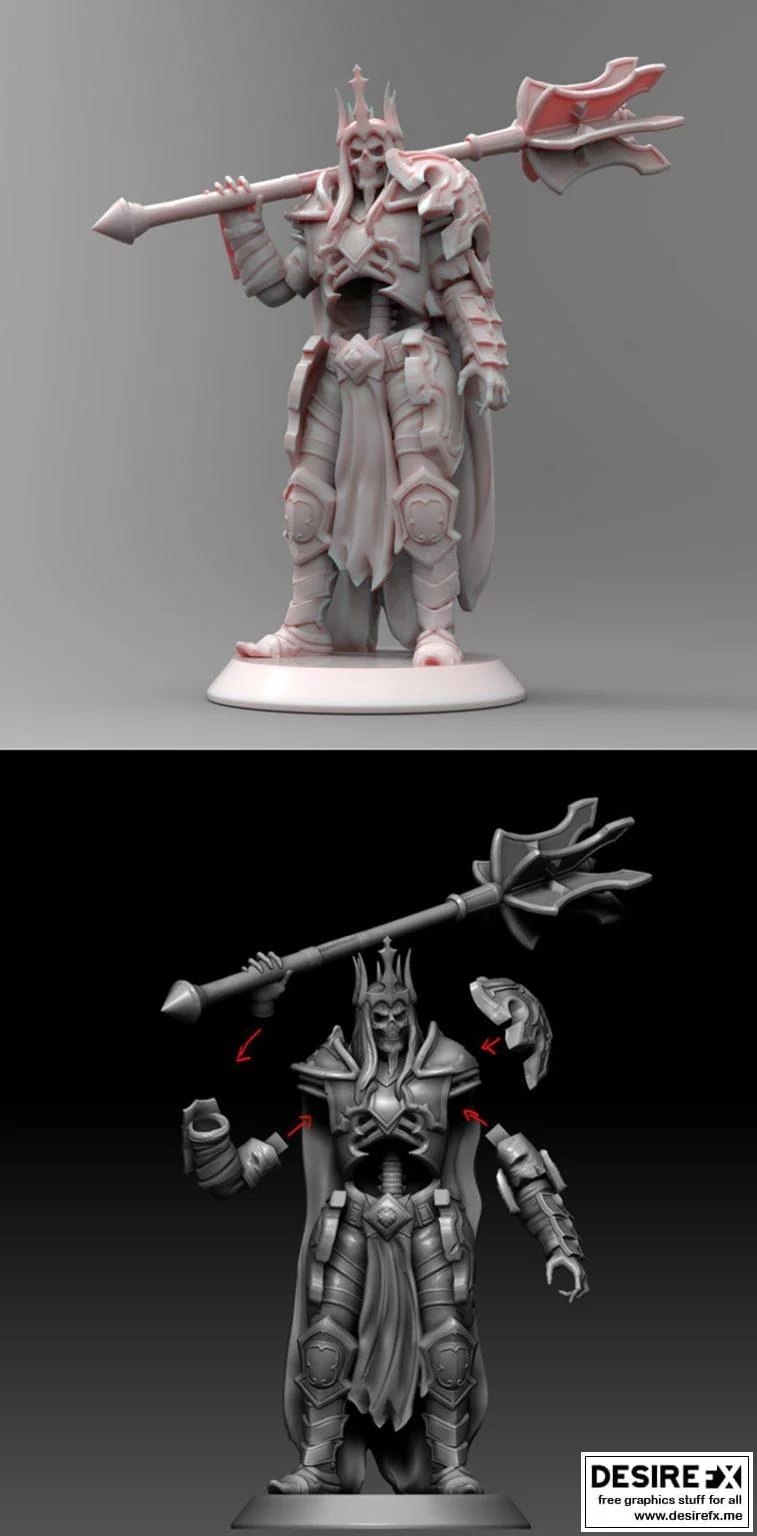 莱瑞克——恶魔之魂角色3D打印模型|Leoric – Diablo