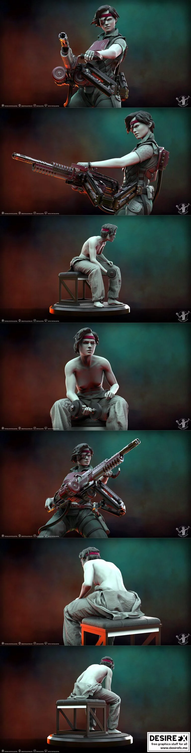 Rodriguez-进击的巨人-艾伦·耶格尔 3D打印模型|Rodriguez