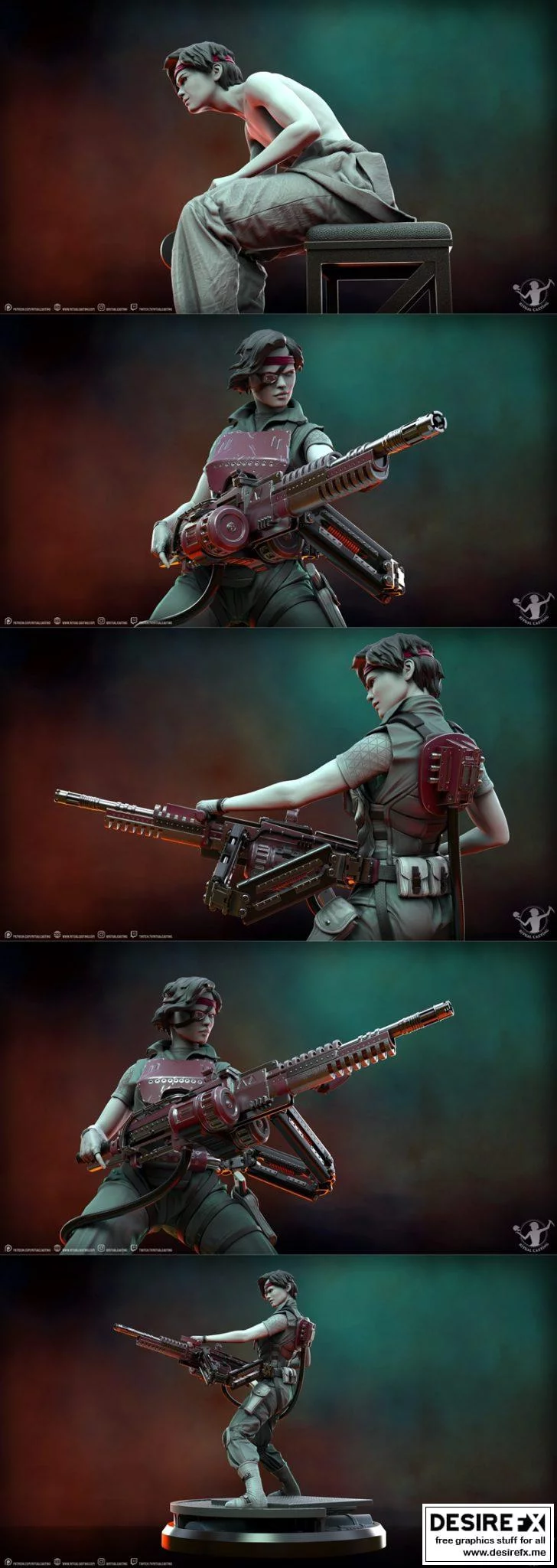 Rodriguez-进击的巨人-艾伦·耶格尔 3D打印模型|Rodriguez