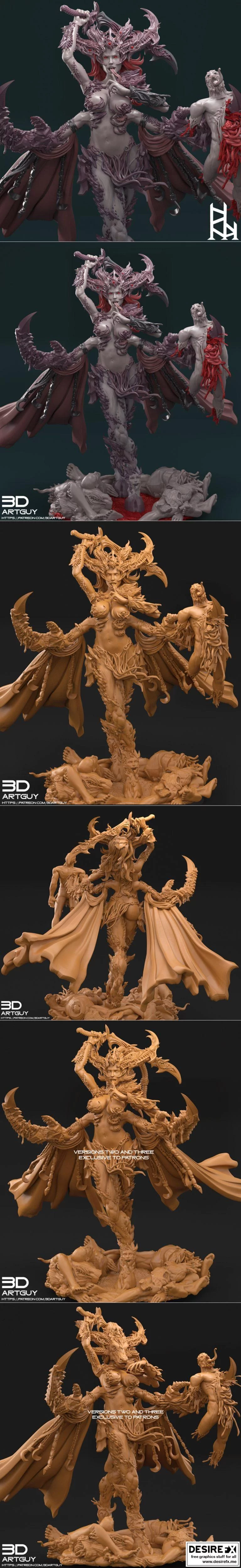 欲望之 demon 3D打印模型|Desire Demon