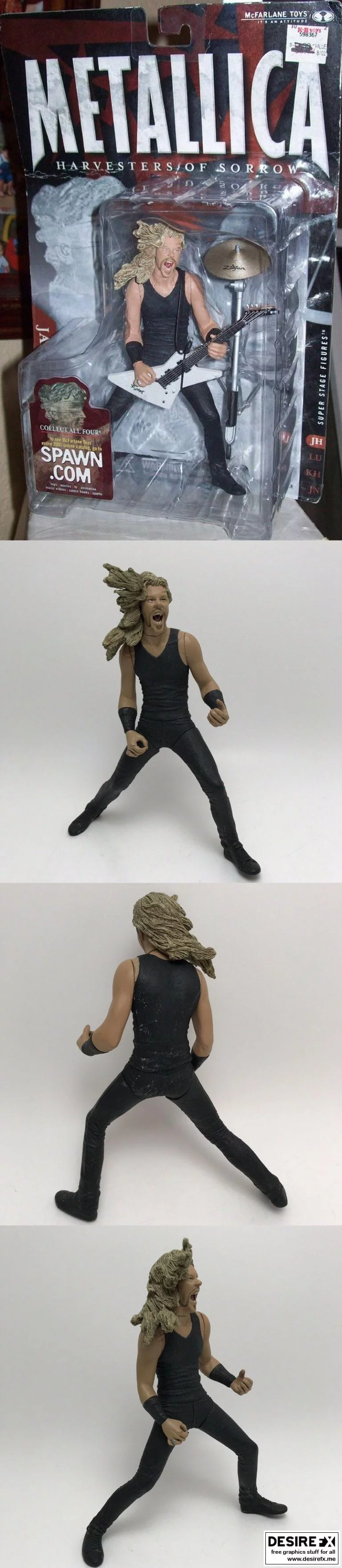 詹姆斯·海特菲尔德 - 金属侠 - 3D打印模型|James Hetfield – Metallica