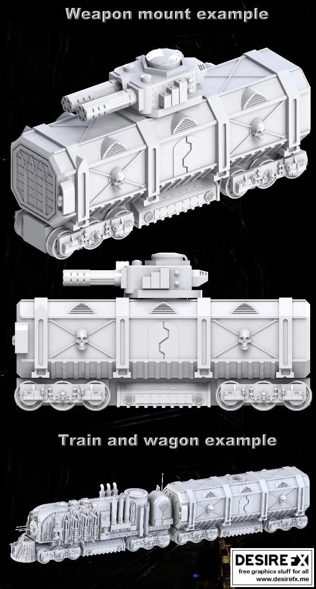 Heresy Labs 作品名称 角色名称 3D打印模型|Heresy Labs Train