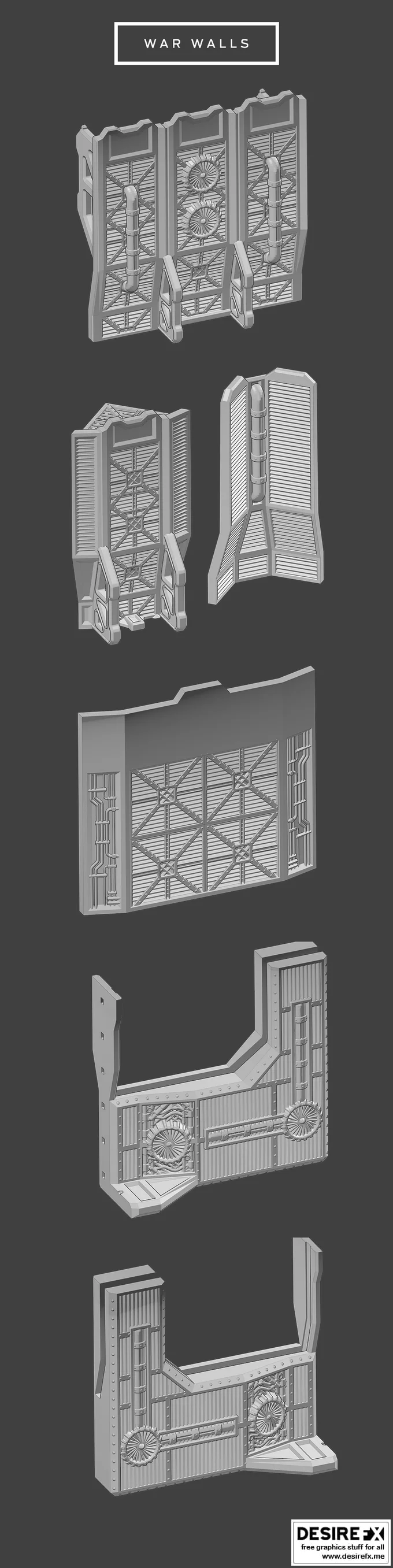 战层轨道空降——3D打印模型设计|War Layer Orbital Drop