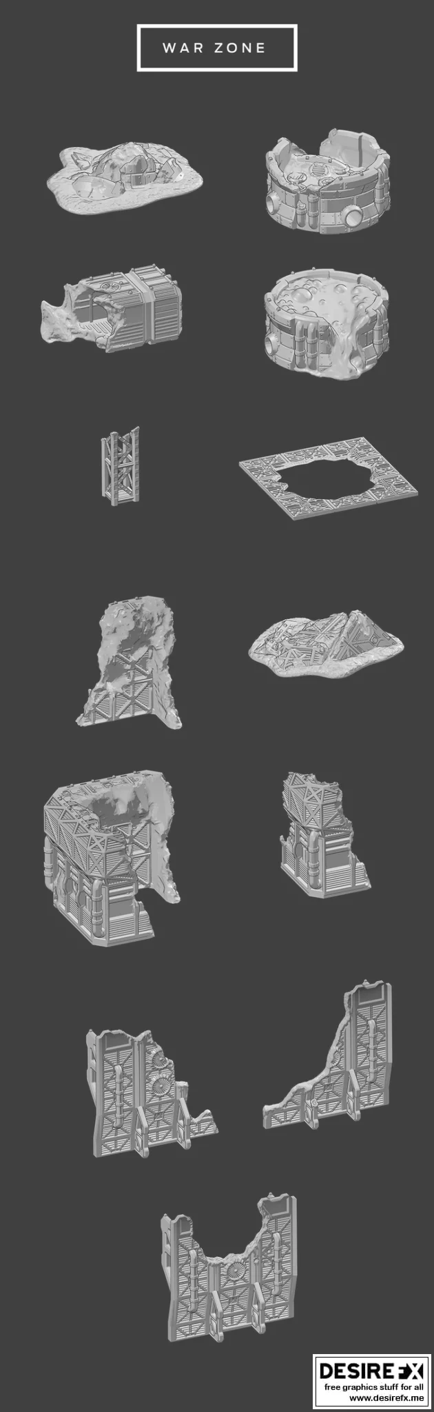 战层轨道空降——3D打印模型设计|War Layer Orbital Drop