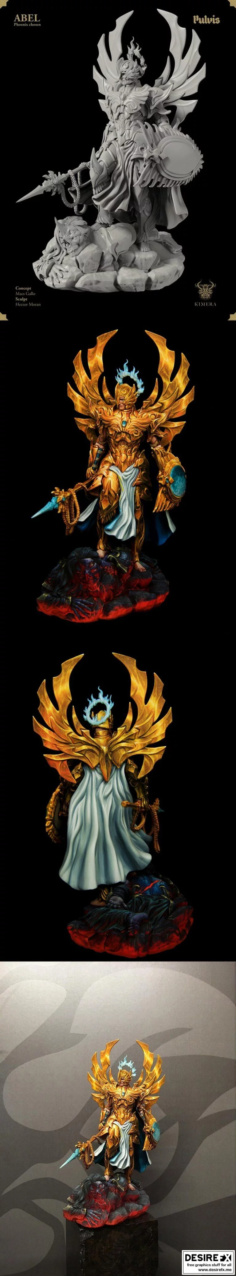 阿贝菲尔克斯：3D打印模型匠心呈现|Abel Phoenix Chosen