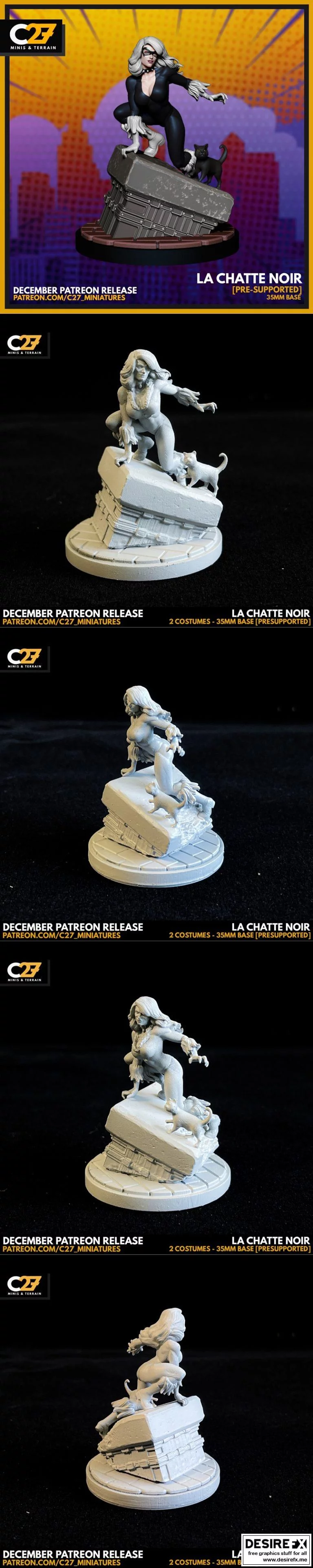 黑猫工作室-进击的巨人-艾伦·耶格尔 3D打印模型|La Chatte Noir