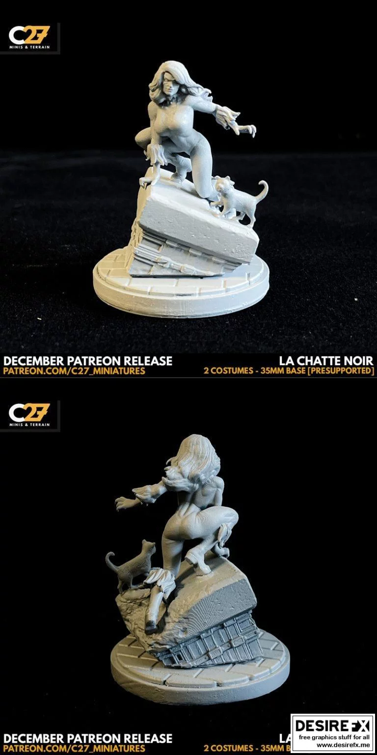 黑猫工作室-进击的巨人-艾伦·耶格尔 3D打印模型|La Chatte Noir