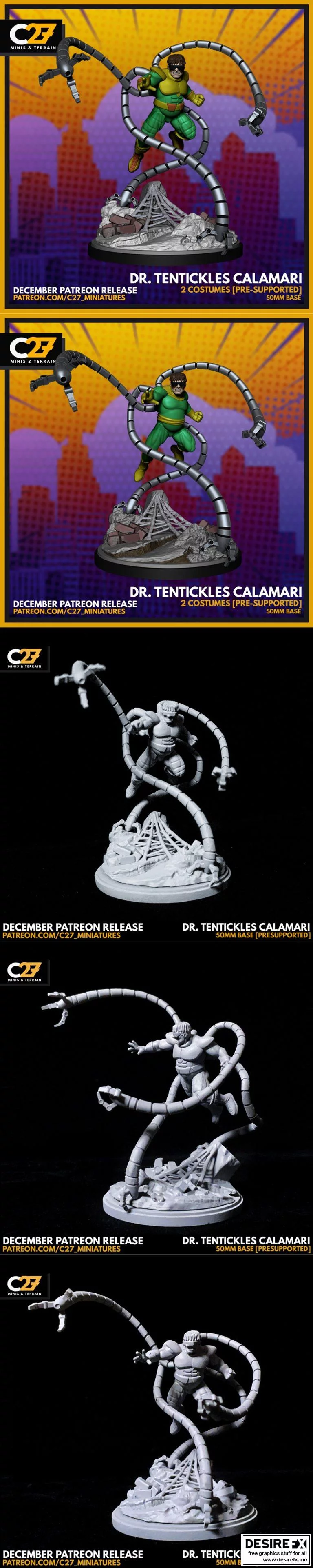 Dr. Tentickles 钙里模型|Dr. Tentickles Calamari