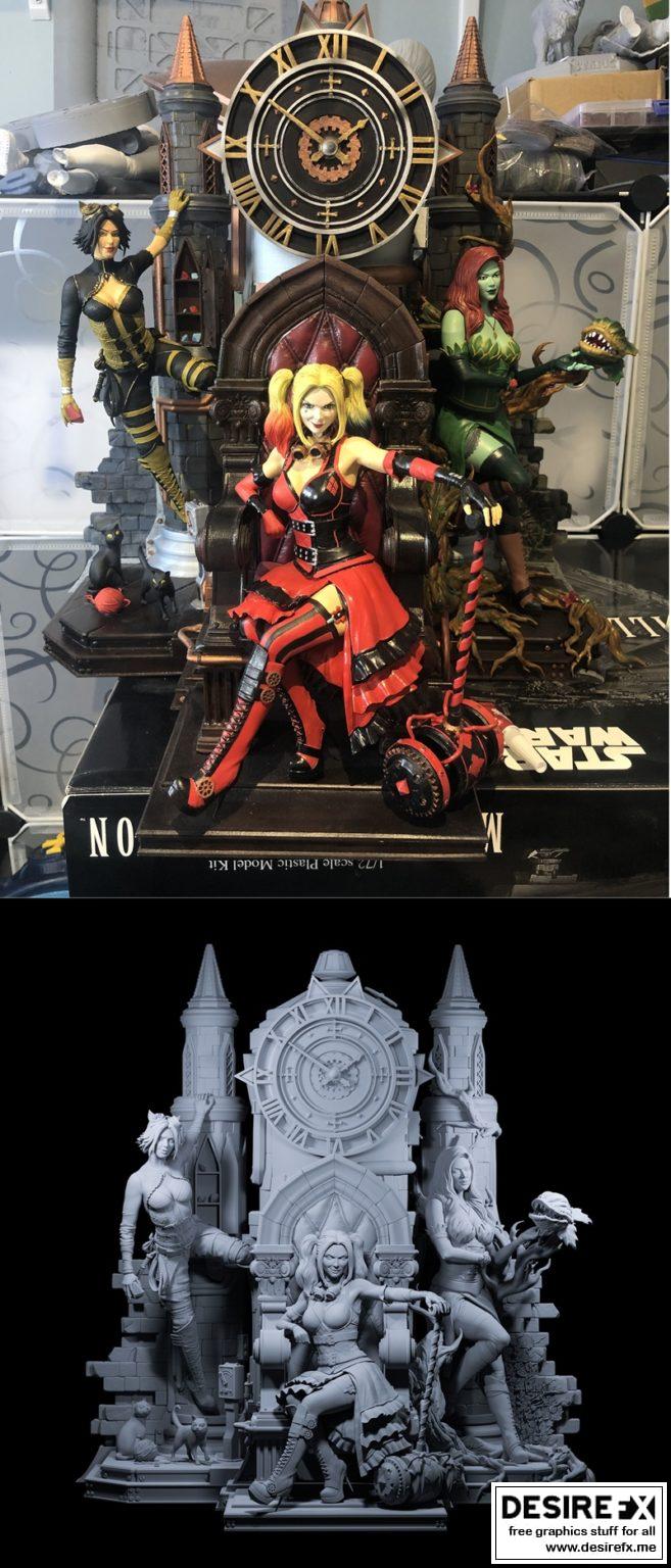 蒸汽朋克纽约：哥谭3D打印模型|Steampunk gotham