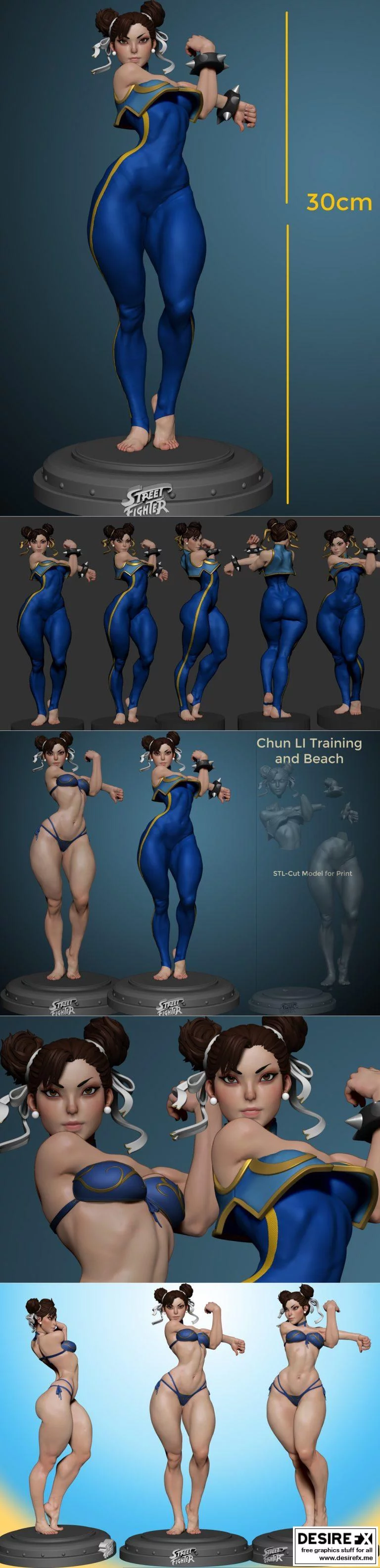 楚留香全版本3D打印模型|ChunLi All version