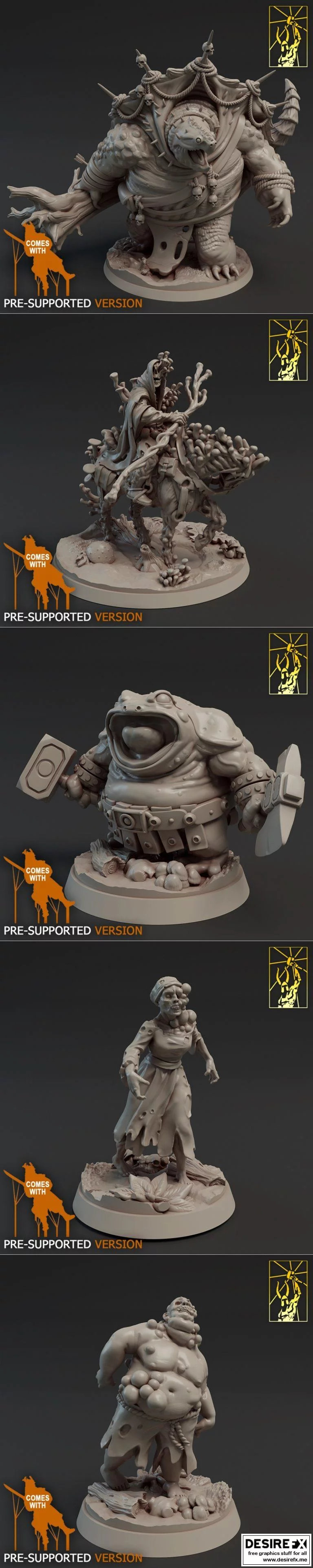 泰坦熔炉——沼泽之魂3D打印模型|Titan Forge – Swamp