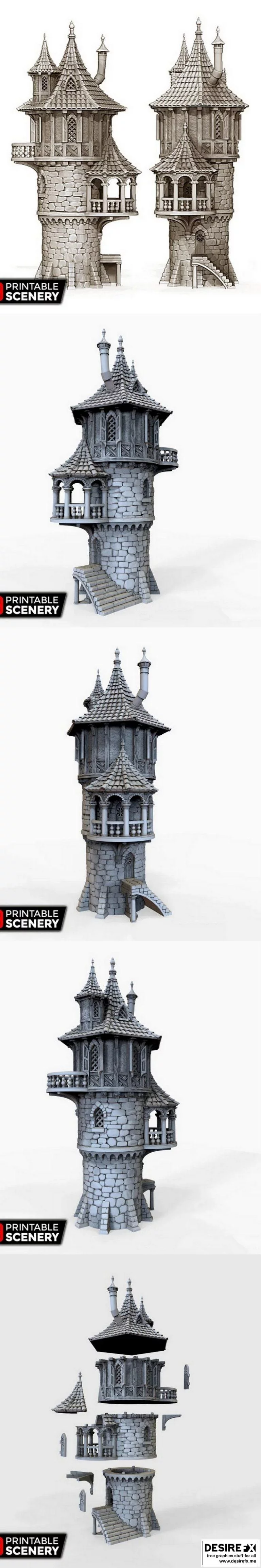 巫师塔游戏中的艾尔文3D打印模型|Wizard Tower