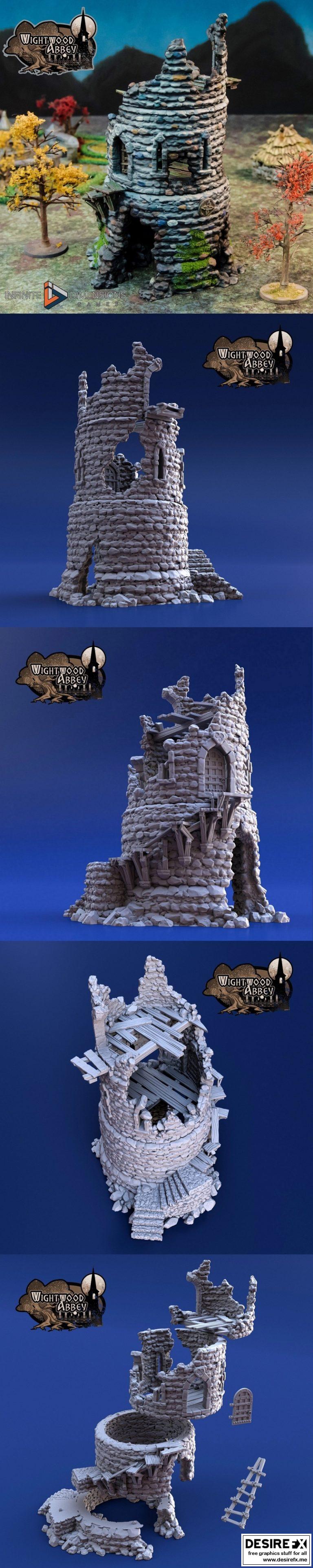 废墟巢穴3D打印模型|Ruined Rookery