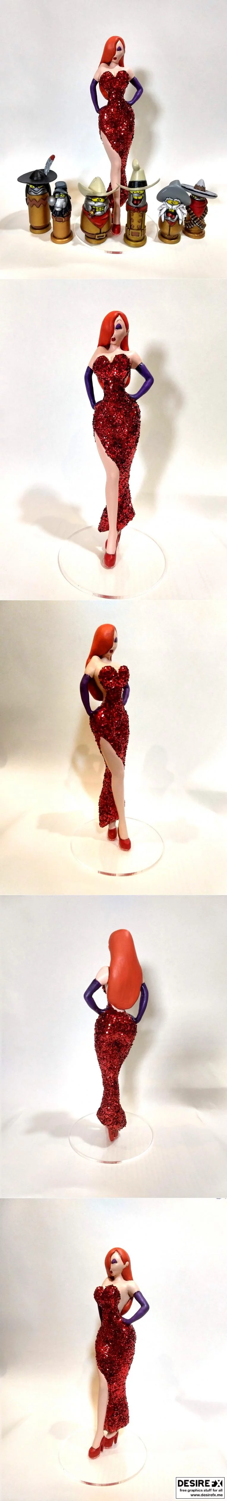 杰克逊兔 3D打印模型|Jessica Rabbit