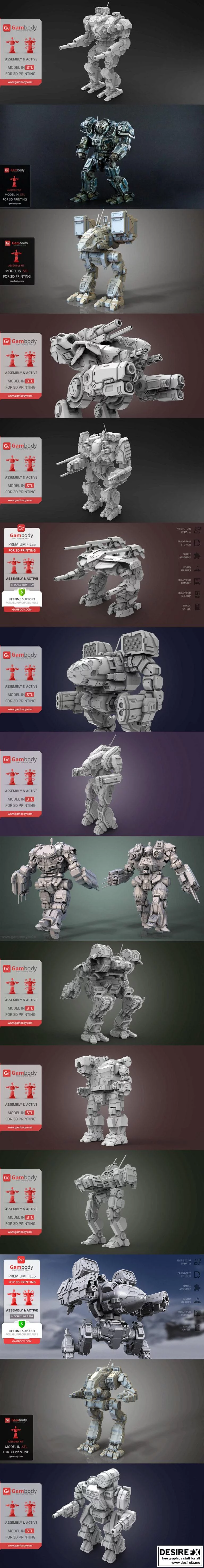 3D打印战甲模型：BattleTech玛拉乌德、Mad Cat MkII、机甲投石机、MWO弓箭手、MWO阿特拉斯、MWO战斗大师、MWO驼背战甲、MWO詹纳、MWO国王蟹、MWO科迪亚克、MWO疯狗、MWO欧米茄、MWO战锤、索伦（索尔）战甲、林地狼|Mech Warrior Online all – BattleTech Marauder, Mad Cat MkII, Mech Warrior Catapult, MWO Archer, MWO Atlas, MWO Battlemaster, MWO Hunchback BattleMech, MWO Jenner, MWO King Crab Action Figure, MWO Kodiak, MWO Mad Dog, MWO Omega, MWO War Hammer, Summoner (Thor) BattleMech, Timber Wolf