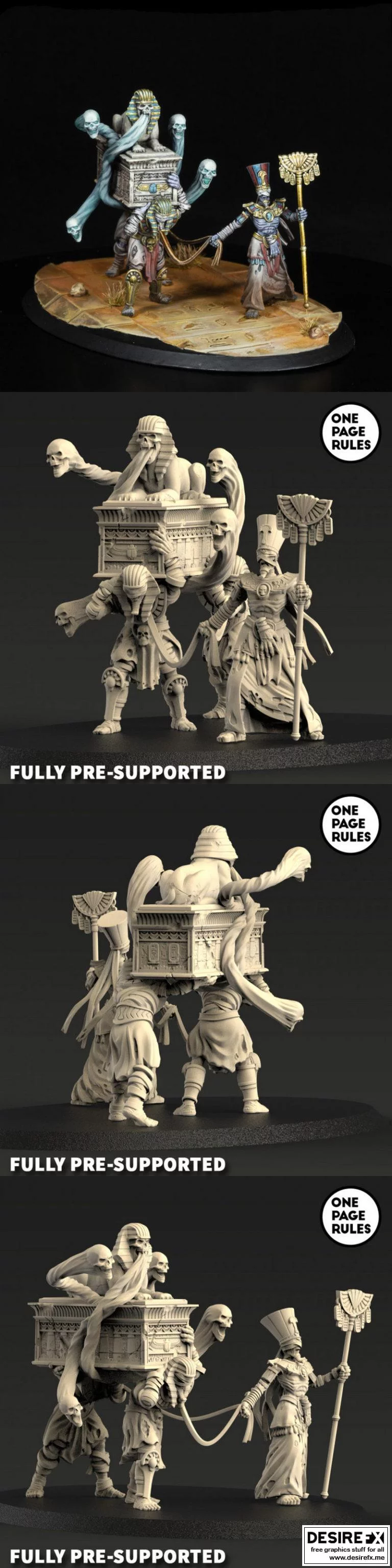 Mummy死亡棺材3D打印模型|Mummy Death Casket