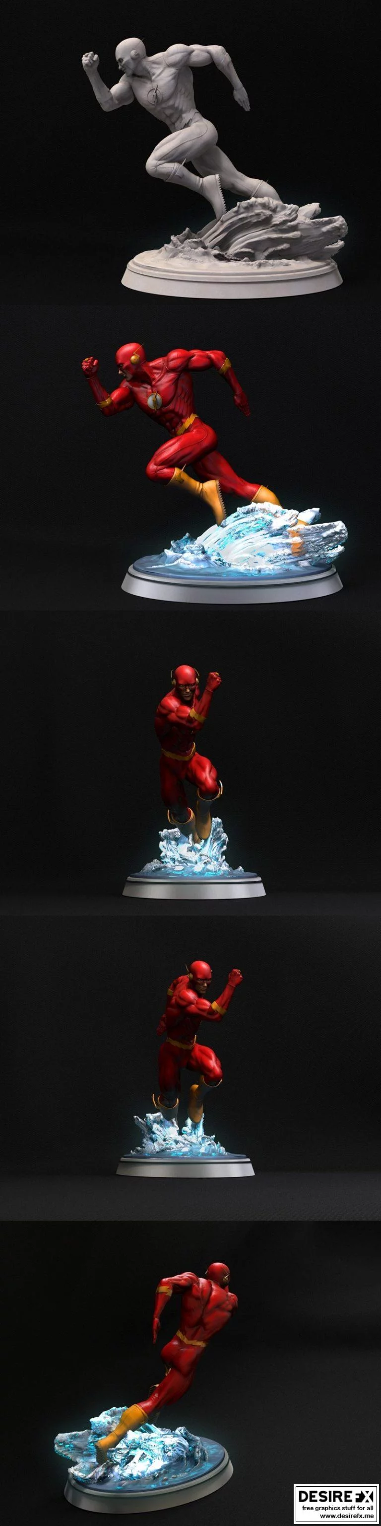 闪灵侠3D打印模型|Figure of Flash