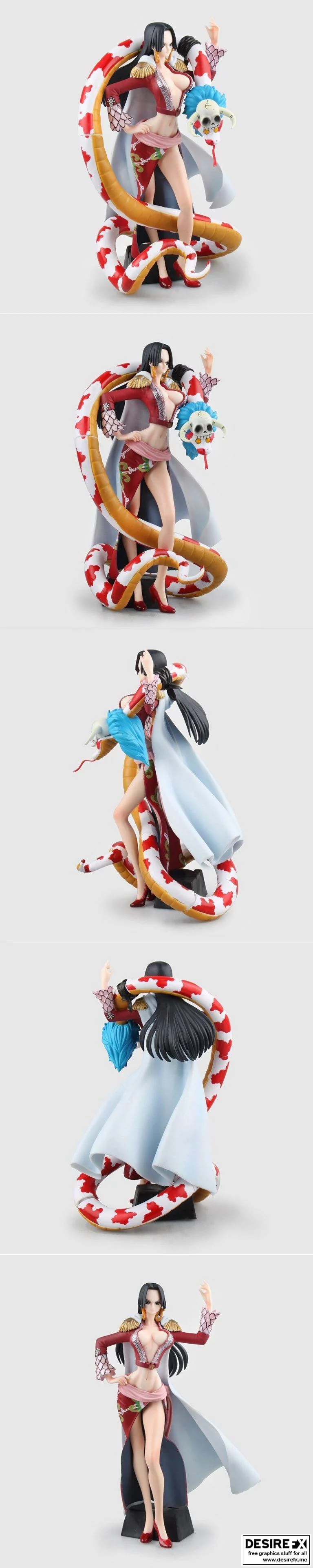 《海贼王3D打印模型：草帽一伙的冒险之魂》|Boa hancock