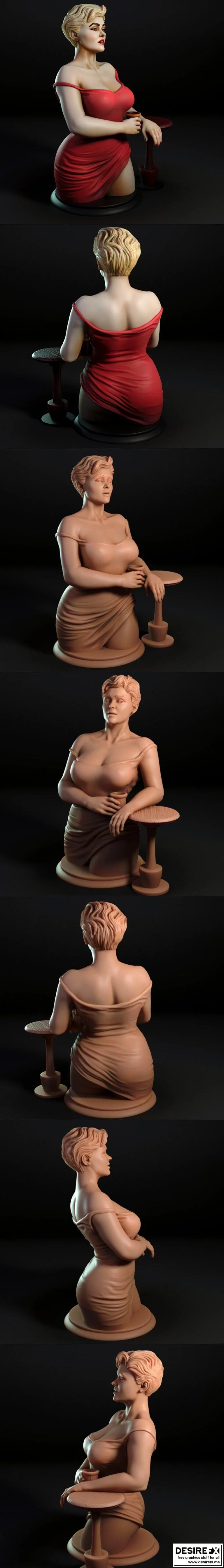 Torrida Minis – 《斯蒂法尼亚·费拉里》3D打印模型|Torrida Minis – Stefania Ferrario