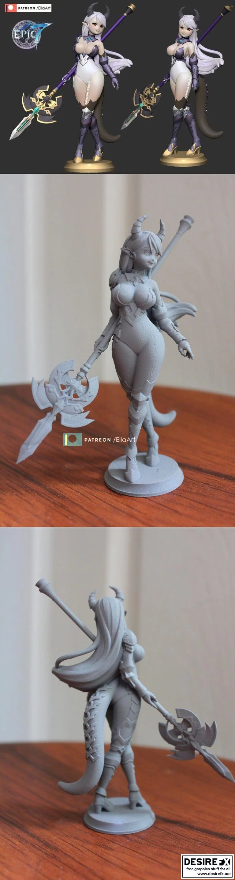 Luna EpicSeven 3D打印模型集|Luna EpicSeven