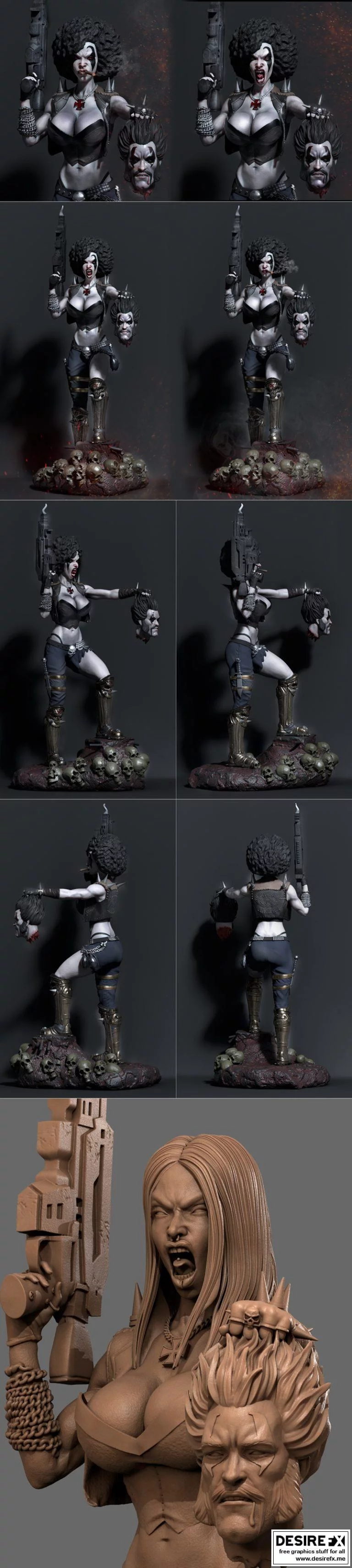 Lady Lobo 3D打印模型|Lady lobo