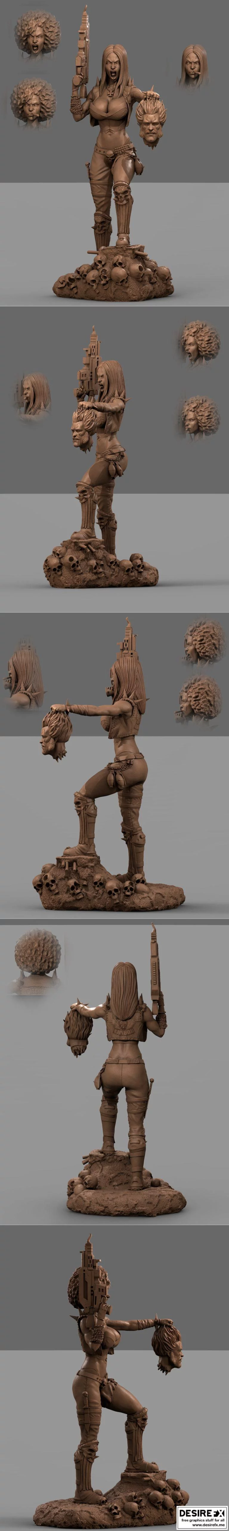 Lady Lobo 3D打印模型|Lady lobo