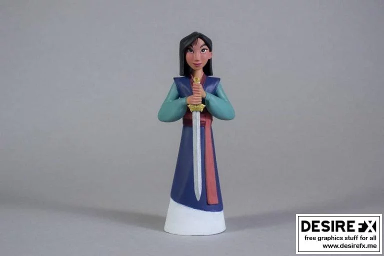 《花木兰3D打印模型》|Mulan