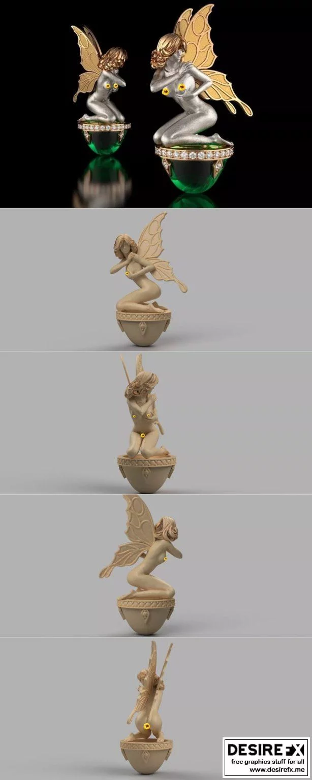 奇幻世界中的3D打印角色模型：动漫《Fairy Tail》角色立体呈现|Fairy