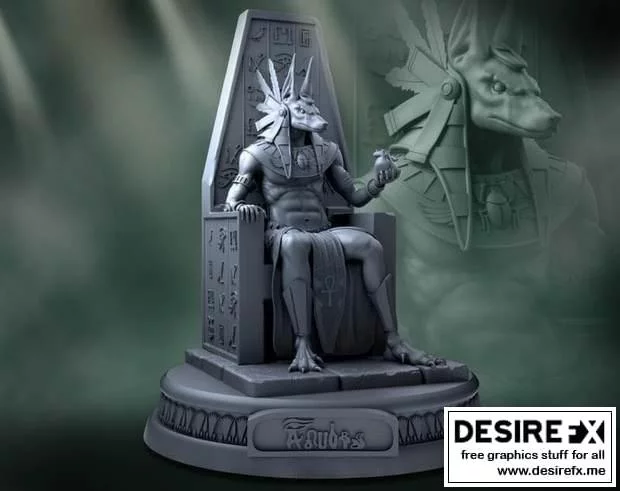 安比斯：暗影之犬3D打印模型|Anubis