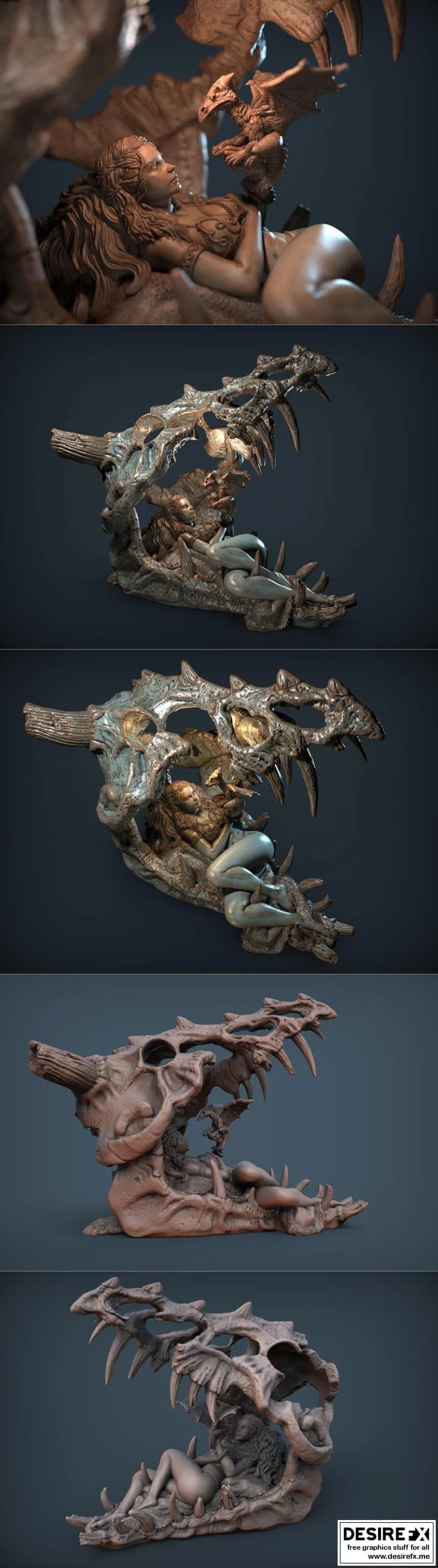 龙母：3D打印模型集粹|Mother Of Dragons