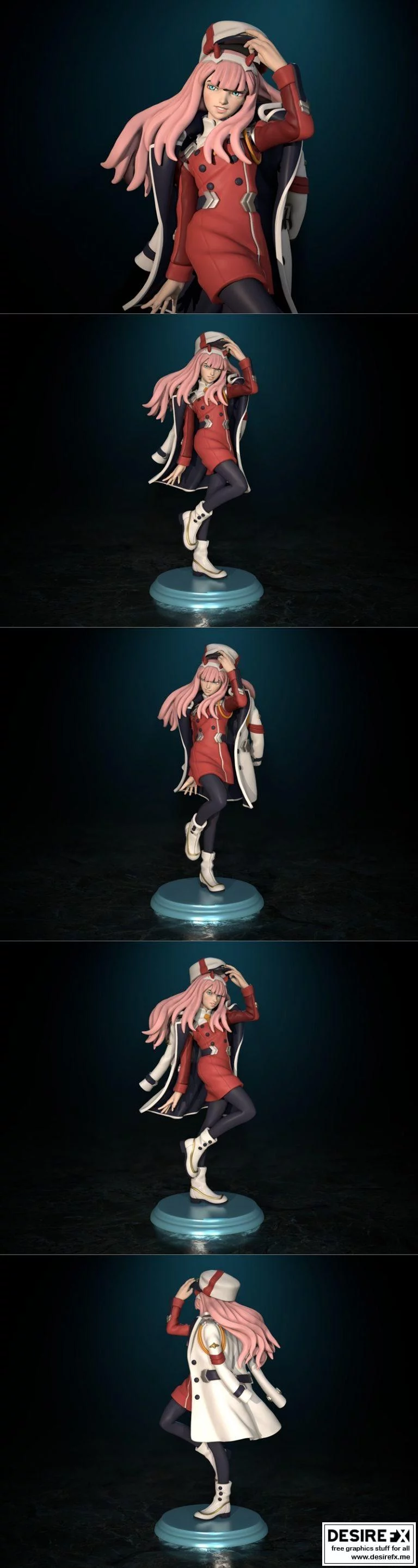 零度二：幻境之森3D打印模型|Zero Two