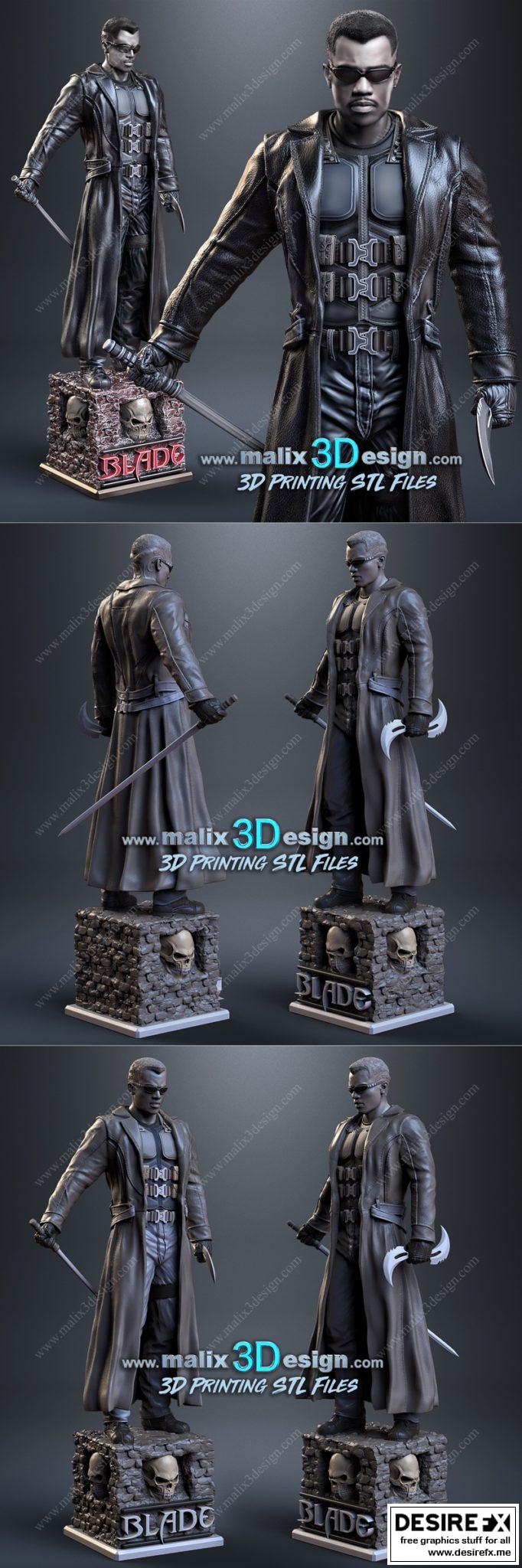 BLADE：3D打印模型集——动漫角色精细复刻|BLADE