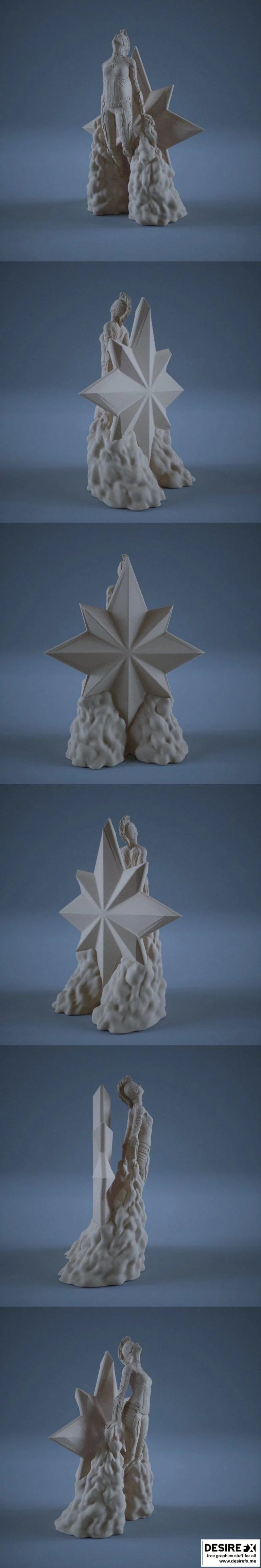 漫威宇宙3D打印模型：惊奇女士|Captain Marvel