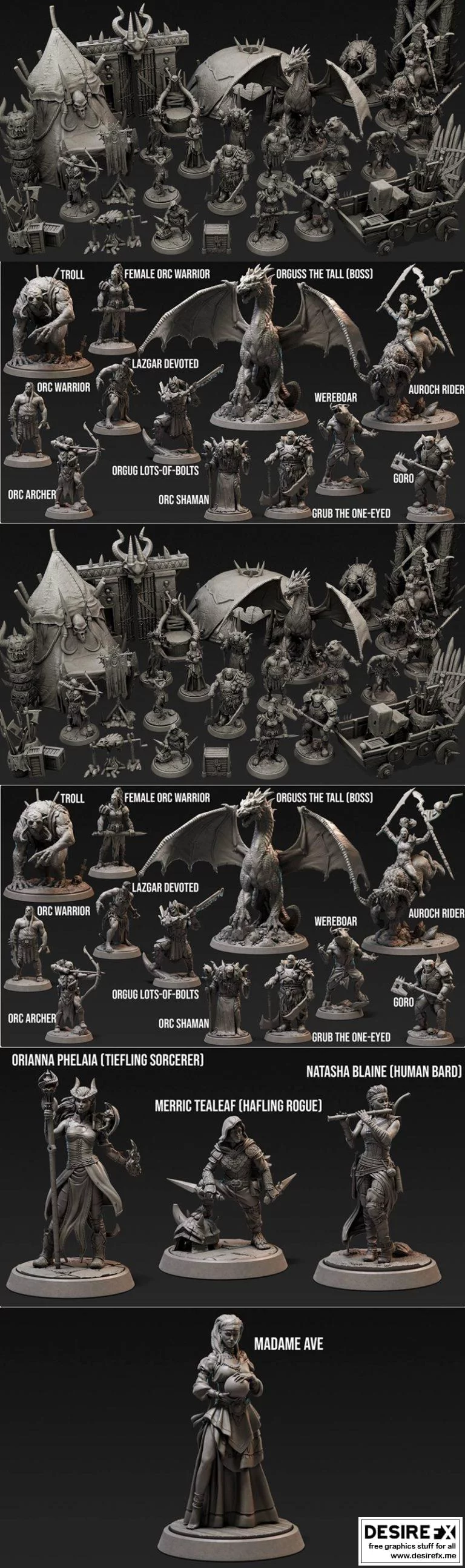 Orconspiracy 2021：3D打印模型再现动画角色设计|Orconspiracy January 2021