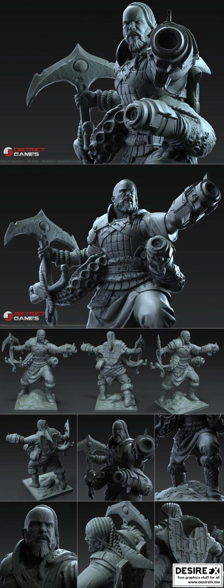 爱尔兰鲨鱼——指挥官 3D打印模型|Irish Sharks – Commander
