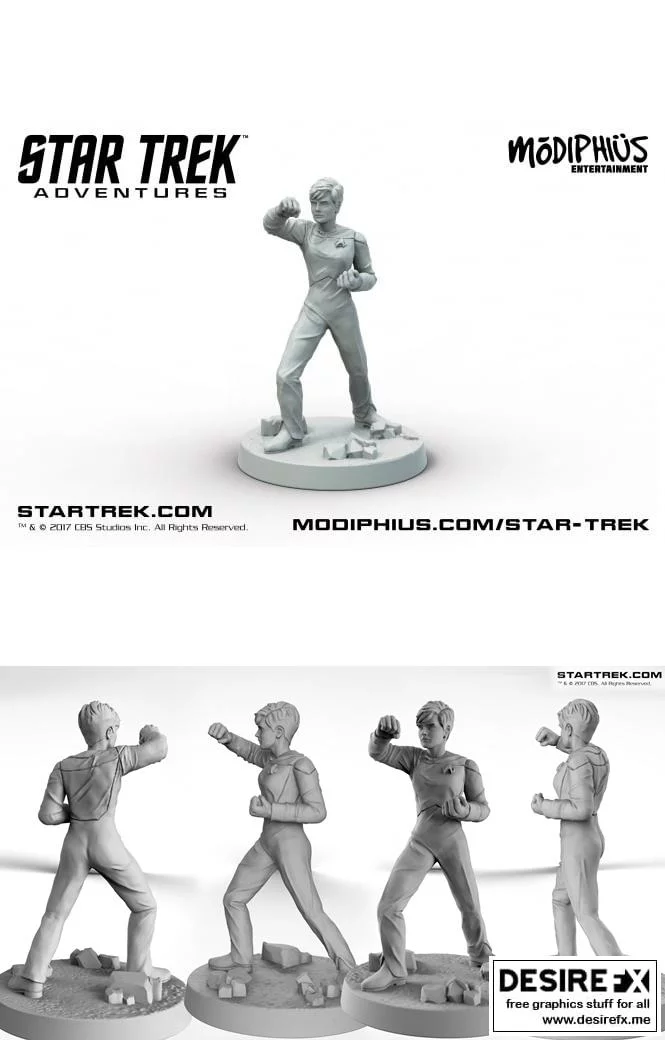 星战冒险：娜塔莎·亚尔 3D打印模型|Natasha Yar – Star Trek Adventures