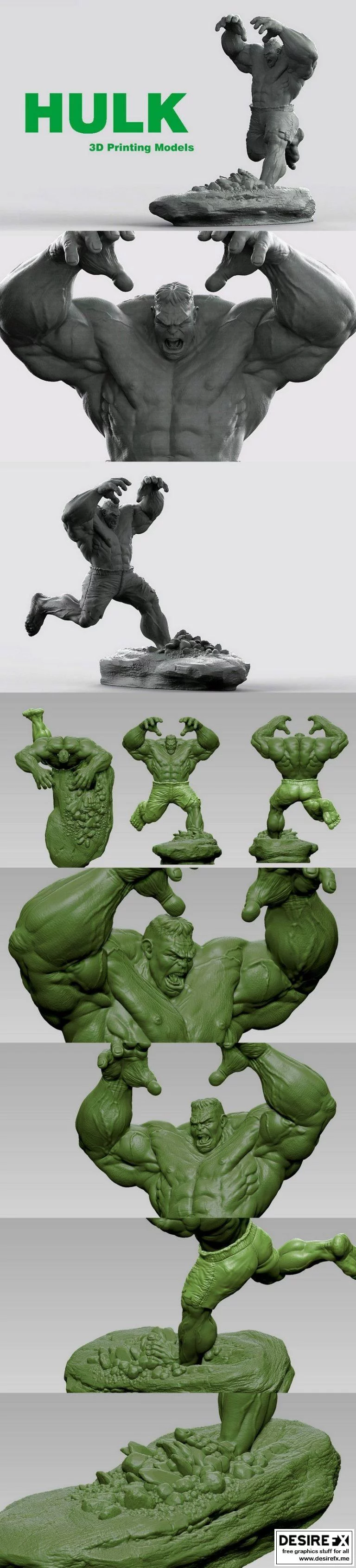 Hulk 3D打印模型|Hulk