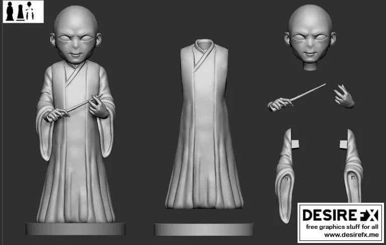 黑暗魔杖中的伏地魔模型|Voldemort