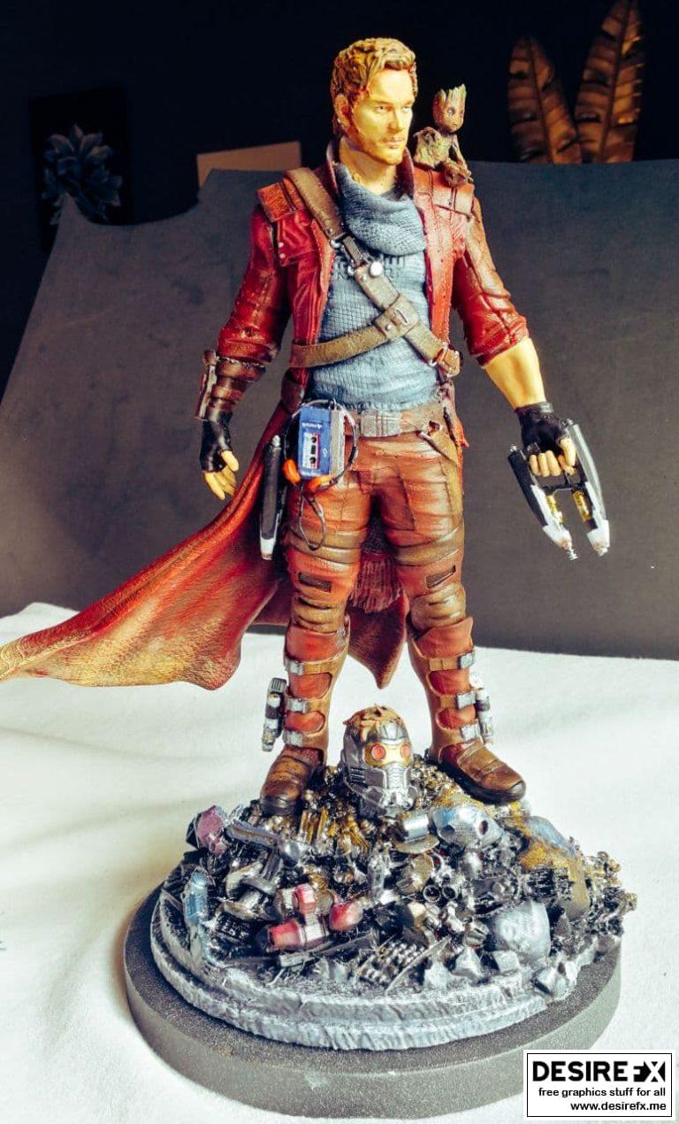 星爵——《银河护卫队》3D打印模型|Star Lord – Peter Quill