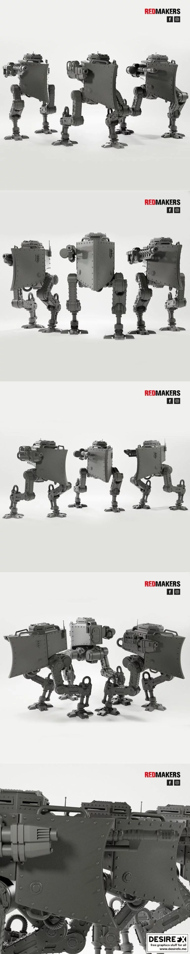 帝国军事力量 重装甲战车 3D打印模型|Imperial military force Heavily armored vehicle