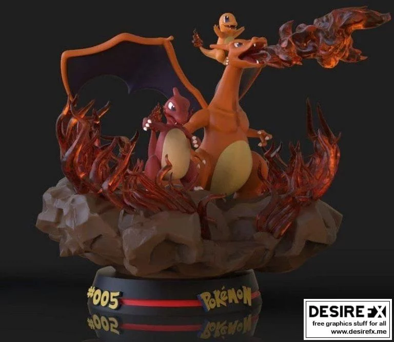 宝可梦 皮卡丘 3D打印模型|Charizard – pokemon