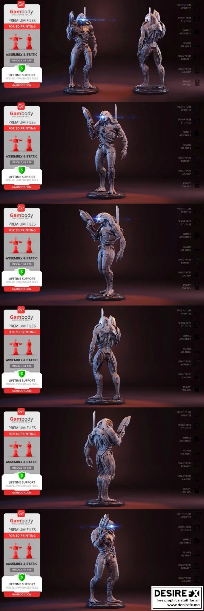 质量效应 - 联盟 - 莱格恩 3D打印模型|Mass Effect – Legion