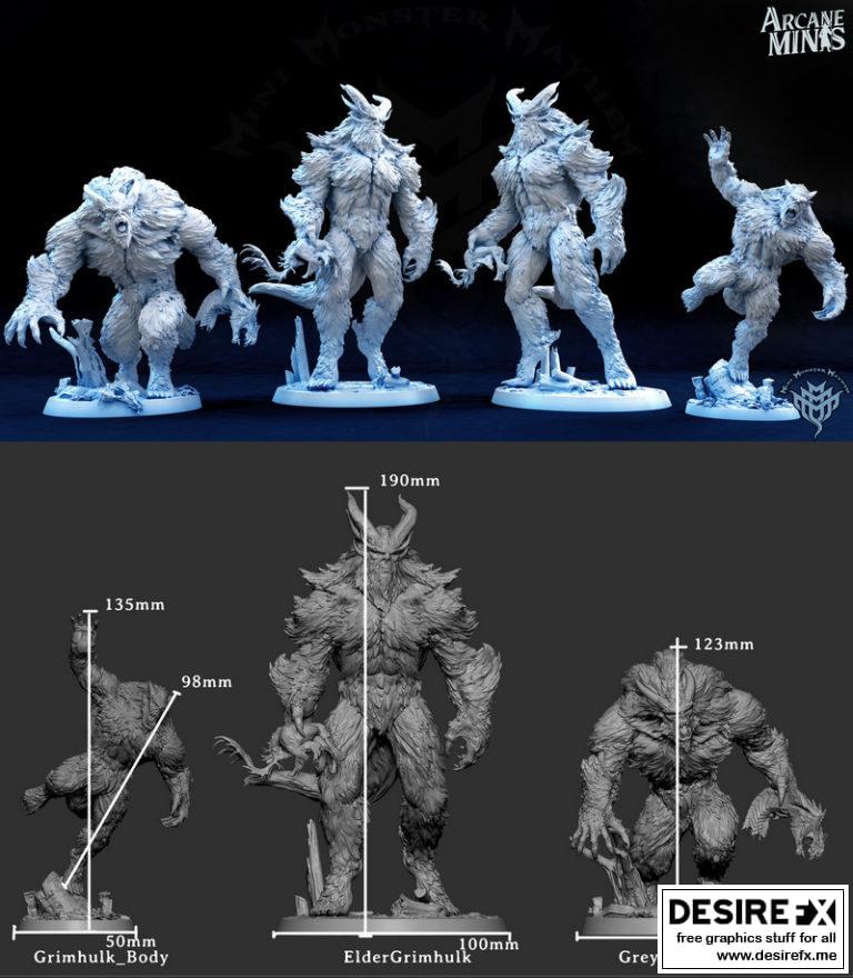 GrimHulks《Yeti》3D打印模型|GrimHulks – Yeti