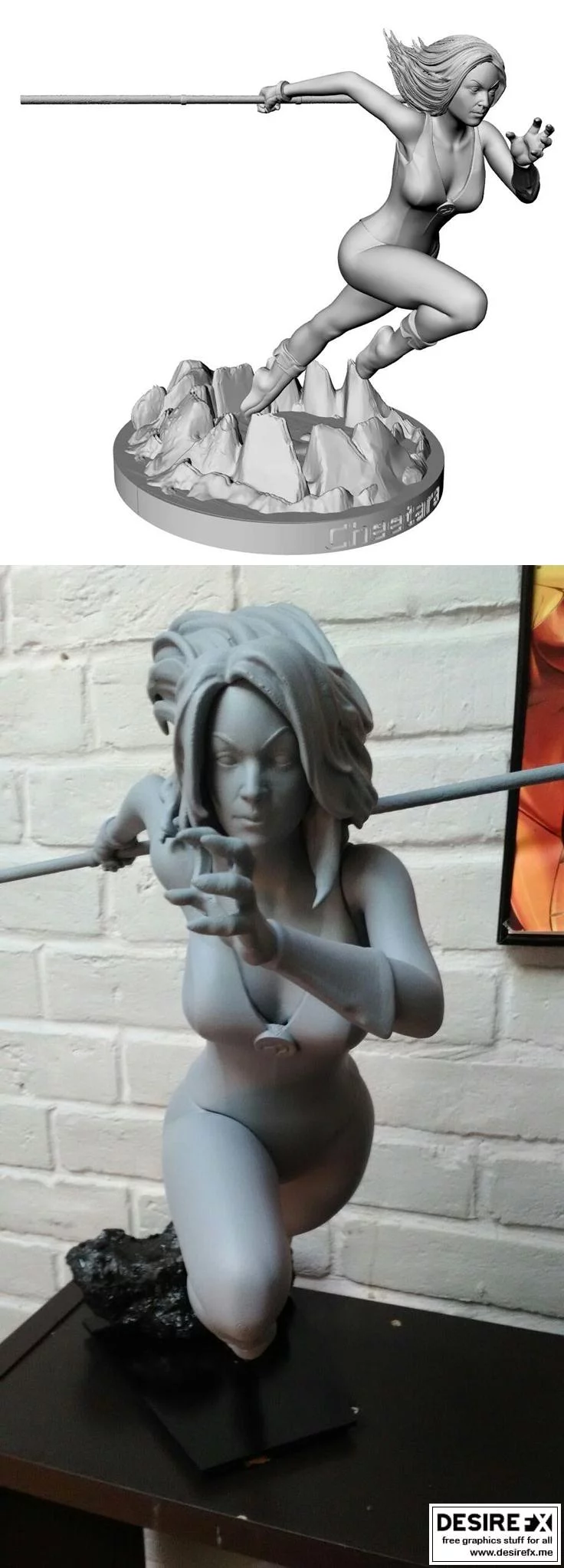 Cheetara 3D打印模型|Cheetara