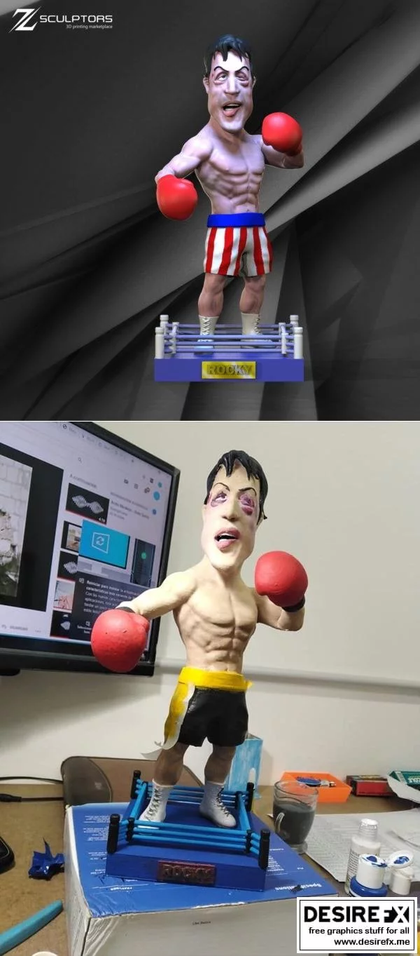 Rockyyy-进击的巨人-艾伦·耶格尔 3D打印模型|Rockyyy