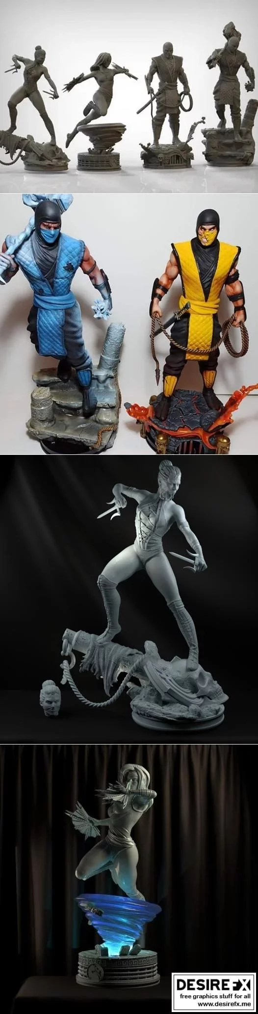 mortal kombat 3d打印模型包|Mortal Kombat Pack